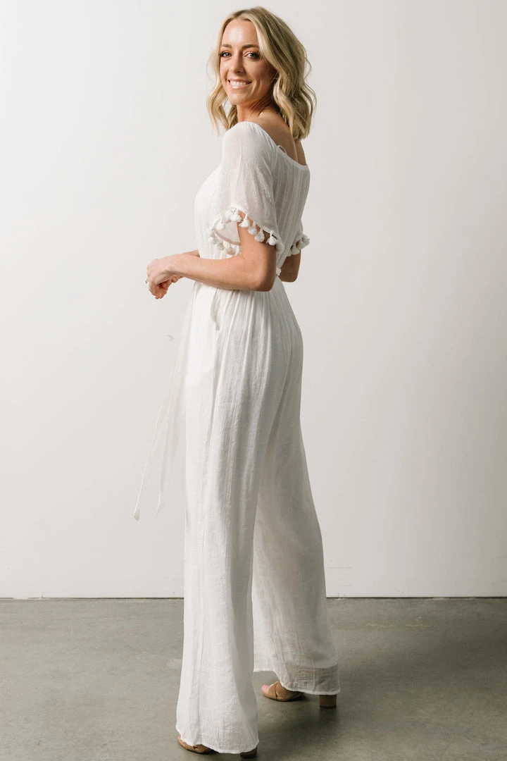 DD Althea Boho Jumpsuit | White Vacation 4 DD Althea Boho Jumpsuit | White Vacation