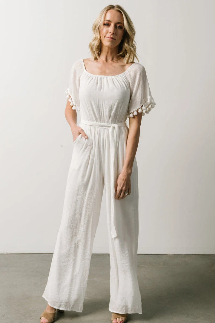 DD Althea Boho Jumpsuit | White Vacation 2 DD Althea Boho Jumpsuit | White Vacation