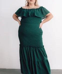 JH Amalfi Smocked Maxi Dress | Green 14 JH Amalfi Smocked Maxi Dress | Green