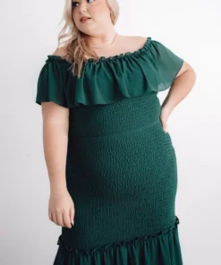 JH Amalfi Smocked Maxi Dress | Green 12 JH Amalfi Smocked Maxi Dress | Green