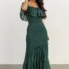 JH Amalfi Smocked Maxi Dress | Green