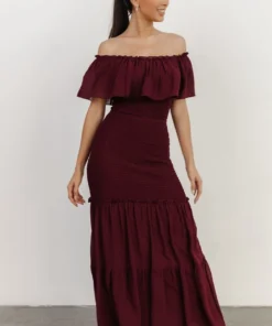 JH Dresses Amalfi Smocked Maxi Dress | Mulberry