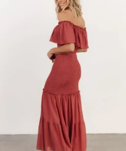 JH Amalfi Smocked Maxi Dress | Rose Dresses