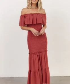 JH Amalfi Smocked Maxi Dress | Rose Dresses 7 JH Amalfi Smocked Maxi Dress | Rose Dresses