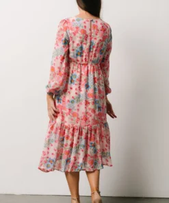 SL Amaretto Midi Dress | Pink + Blue Floral Dresses 11 SL Amaretto Midi Dress | Pink + Blue Floral Dresses