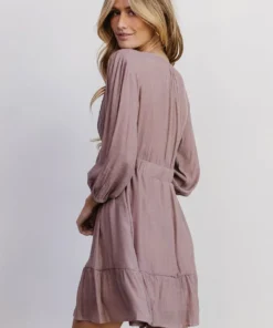 POL Dresses Amelia Boho Mini Dress | Dusty Lavender 12 POL Dresses Amelia Boho Mini Dress | Dusty Lavender