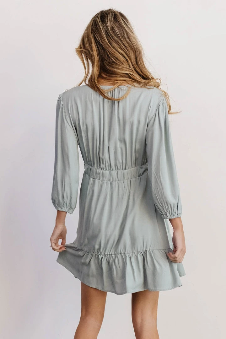 POL Amelia Boho Mini Dress | Sage Dresses 4 POL Amelia Boho Mini Dress | Sage Dresses