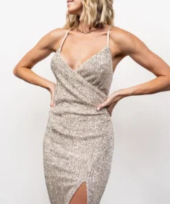 AK Annabel Sequin Tank Midi Dress Dresses