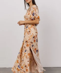 BB Custom April Sweetheart Maxi Dress | Autumn Bouquet 10 BB Custom April Sweetheart Maxi Dress | Autumn Bouquet