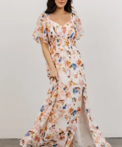 BB Custom April Sweetheart Maxi Dress | Summer Bouquet Dresses