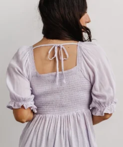 Arden Smocked Top | Lilac Vacation