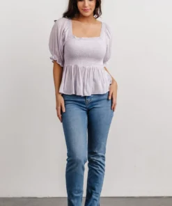 Arden Smocked Top | Lilac Vacation 8 Arden Smocked Top | Lilac Vacation