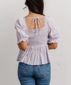 Arden Smocked Top | Lilac Vacation 7 Arden Smocked Top | Lilac Vacation