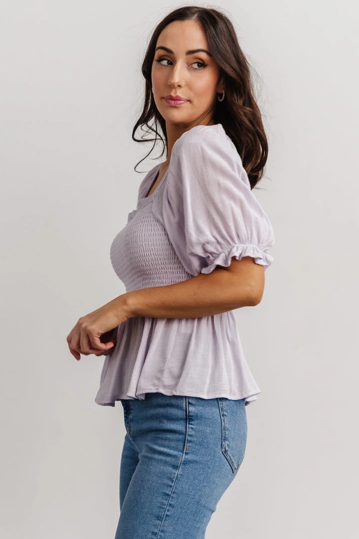 Arden Smocked Top | Lilac Vacation 5 Arden Smocked Top | Lilac Vacation