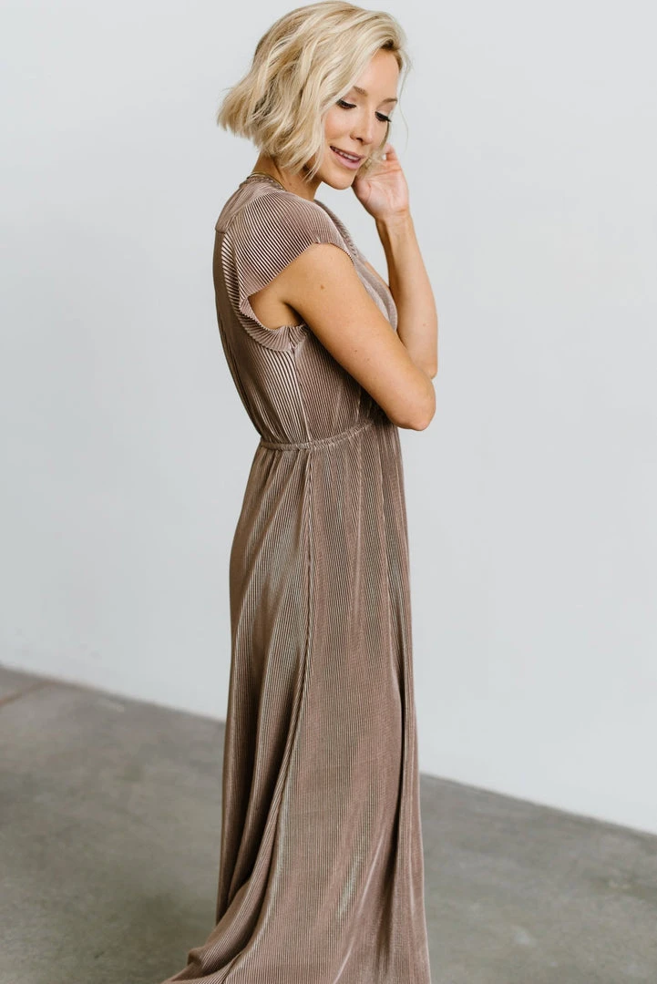 BB Custom Dresses Athena Pleated Maxi Dress | Autumn Orchid 4 BB Custom Dresses Athena Pleated Maxi Dress | Autumn Orchid
