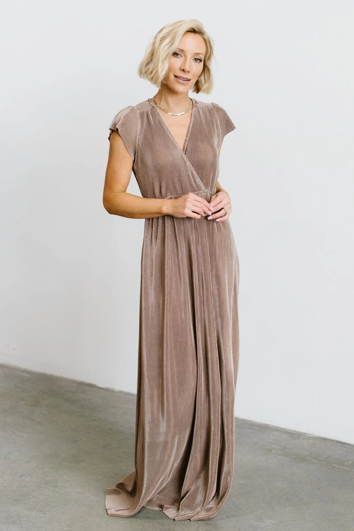 BB Custom Dresses Athena Pleated Maxi Dress | Autumn Orchid 3 BB Custom Dresses Athena Pleated Maxi Dress | Autumn Orchid