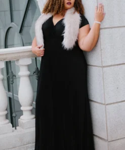 BB Custom Athena Pleated Maxi Dress | Black 10 BB Custom Athena Pleated Maxi Dress | Black