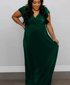 BB Custom Athena Pleated Maxi Dress | Forest 14 BB Custom Athena Pleated Maxi Dress | Forest