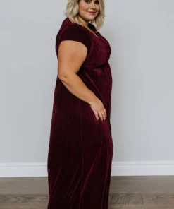 BB Custom Athena Pleated Maxi Dress | Mulberry 21 BB Custom Athena Pleated Maxi Dress | Mulberry