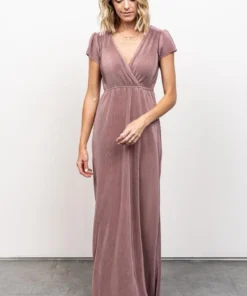 BB Custom Athena Pleated Maxi Dress | Rose Dresses 18 BB Custom Athena Pleated Maxi Dress | Rose Dresses