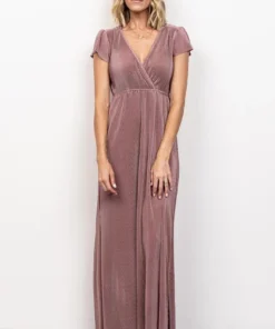 BB Custom Athena Pleated Maxi Dress | Rose Dresses 16 BB Custom Athena Pleated Maxi Dress | Rose Dresses