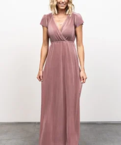 BB Custom Athena Pleated Maxi Dress | Rose Dresses 25 BB Custom Athena Pleated Maxi Dress | Rose Dresses