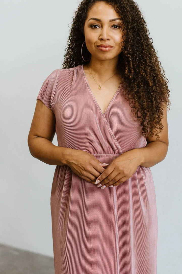 BB Custom Athena Pleated Maxi Dress | Rose Dresses 6 BB Custom Athena Pleated Maxi Dress | Rose Dresses