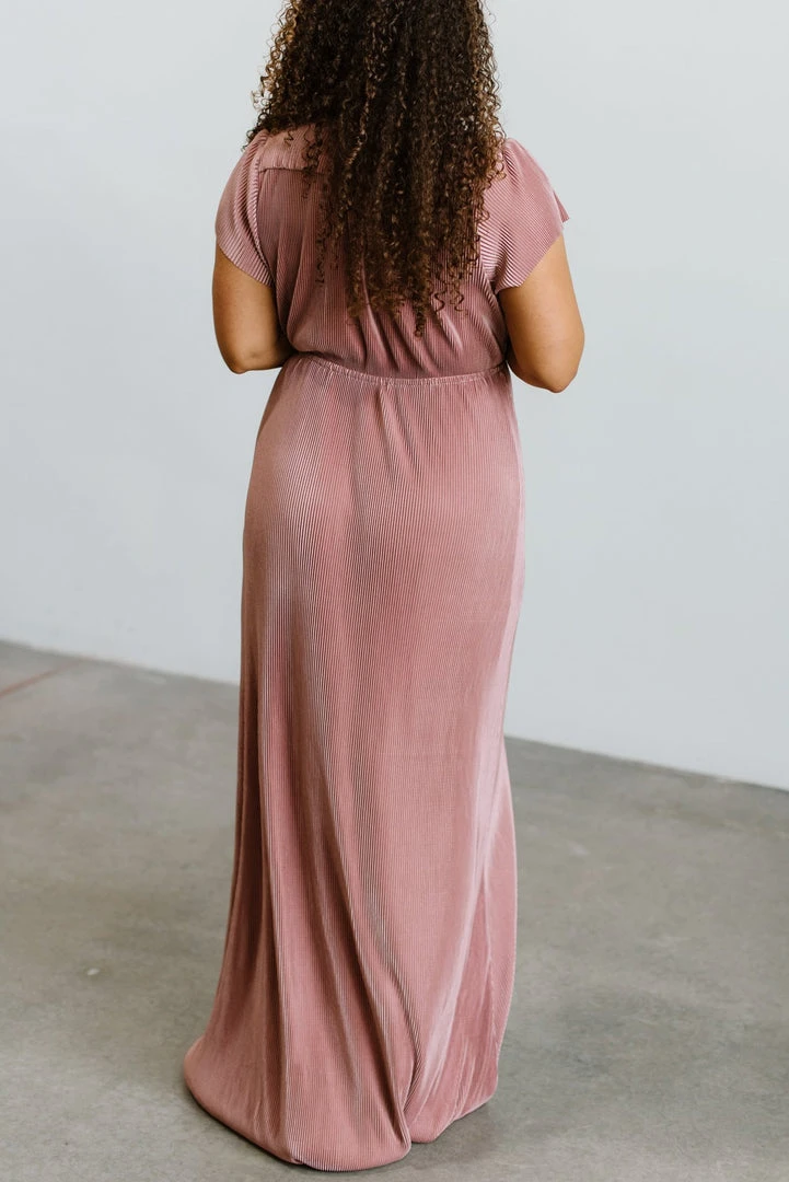 BB Custom Athena Pleated Maxi Dress | Rose Dresses 11 BB Custom Athena Pleated Maxi Dress | Rose Dresses