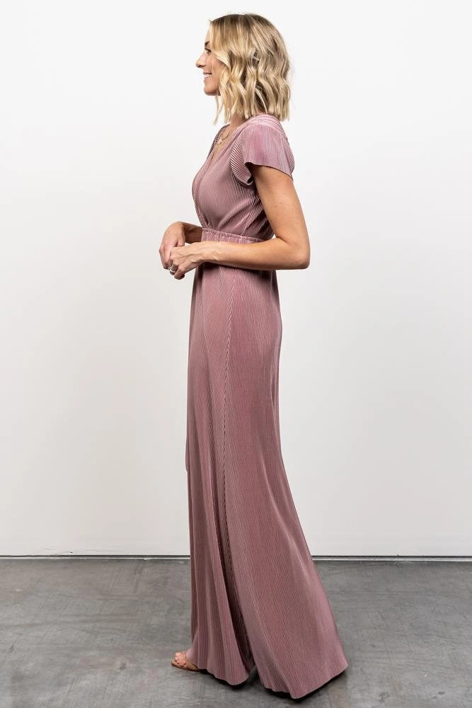 BB Custom Athena Pleated Maxi Dress | Rose Dresses 8 BB Custom Athena Pleated Maxi Dress | Rose Dresses