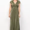BB Custom Dresses Athena Pleated Maxi Dress | Sage