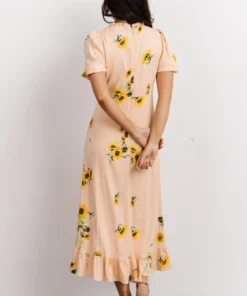 SL Dresses Avalon Front Tie Dress | Peach Floral 11 SL Dresses Avalon Front Tie Dress | Peach Floral