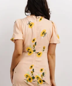 SL Dresses Avalon Front Tie Dress | Peach Floral 13 SL Dresses Avalon Front Tie Dress | Peach Floral