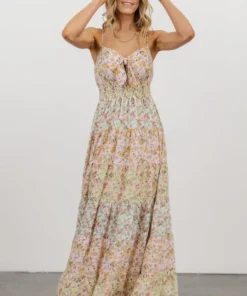FT Dresses Azalea Tiered Maxi Dress | Multi Floral Print