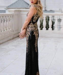 RR Azura Gown | Black And Gold 17 RR Azura Gown | Black And Gold