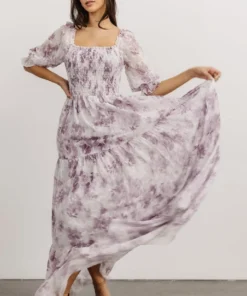 BB Custom Bailey Eyelet Maxi Dress | Lavender Dresses