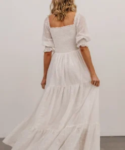BB Custom Dresses Bailey Eyelet Maxi Dress | White 11 BB Custom Dresses Bailey Eyelet Maxi Dress | White