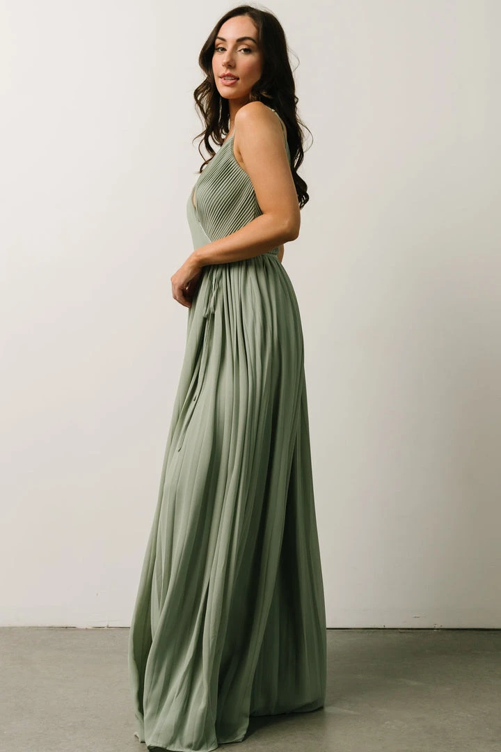 Soi Beatrice Maxi Dress | Dusty Sage 5 Soi Beatrice Maxi Dress | Dusty Sage