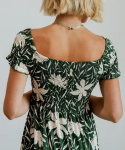 Soi Becca Smocked Maxi Dress | Green Dresses 20 Soi Becca Smocked Maxi Dress | Green Dresses