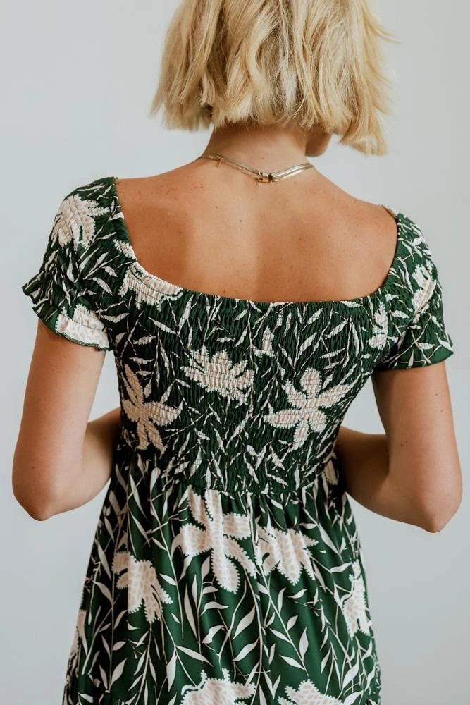 Soi Becca Smocked Maxi Dress | Green Dresses 10 Soi Becca Smocked Maxi Dress | Green Dresses