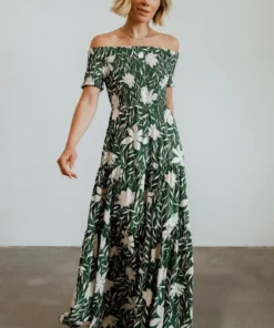 Soi Becca Smocked Maxi Dress | Green Dresses 15 Soi Becca Smocked Maxi Dress | Green Dresses