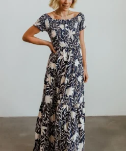 Soi Becca Smocked Maxi Dress | Navy Dresses 17 Soi Becca Smocked Maxi Dress | Navy Dresses