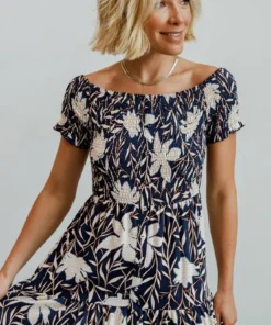 Soi Becca Smocked Maxi Dress | Navy Dresses 16 Soi Becca Smocked Maxi Dress | Navy Dresses