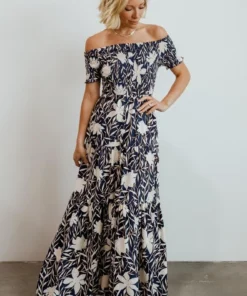 Soi Becca Smocked Maxi Dress | Navy Dresses 19 Soi Becca Smocked Maxi Dress | Navy Dresses