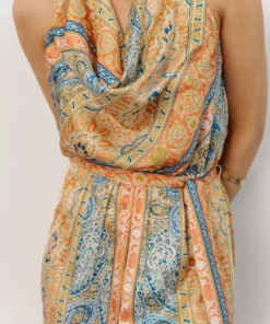 FT Beck Cowl Neckline Jumpsuit | Multi Print