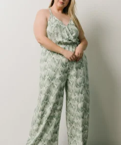 HAY Bethany Jumpsuit | Sage Print Vacation