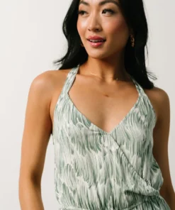 HAY Bethany Jumpsuit | Sage Print Vacation