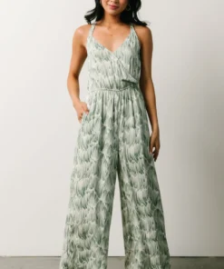 HAY Bethany Jumpsuit | Sage Print Vacation