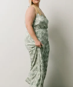 HAY Bethany Jumpsuit | Sage Print Vacation