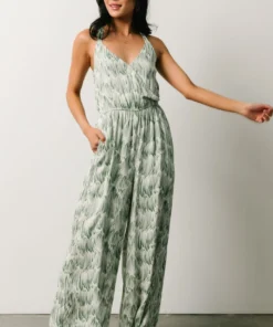 HAY Bethany Jumpsuit | Sage Print Vacation