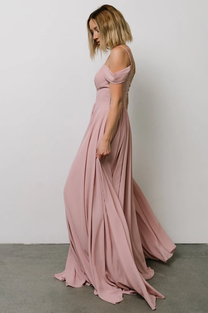 Soi Bianca Lace Maxi Dress | Dusty Rose Dresses 7 Soi Bianca Lace Maxi Dress | Dusty Rose Dresses